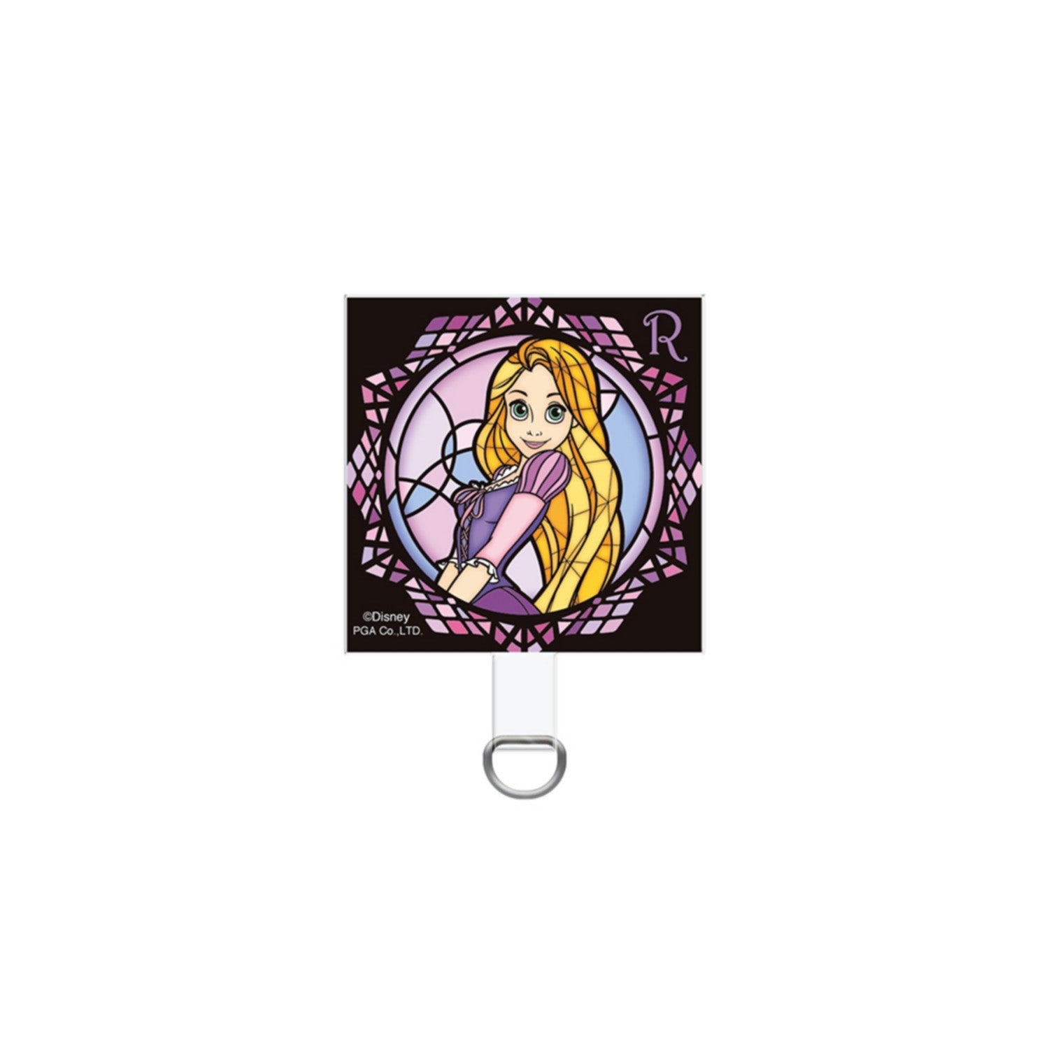 Rapunzel stained glass style strap holder