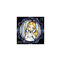 Alice stained glass style sticker