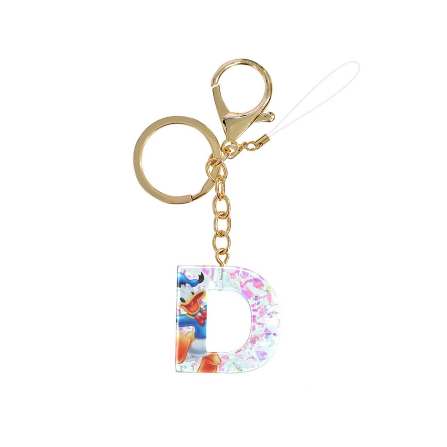 donald duck alphabet charm