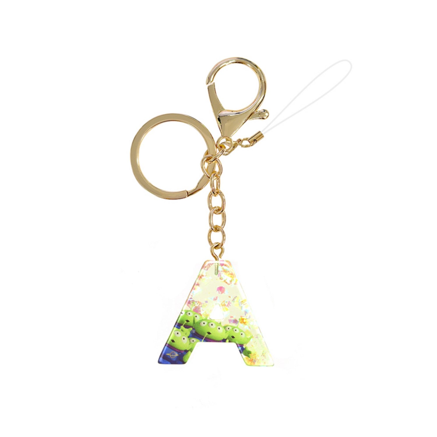 alien alphabet charm