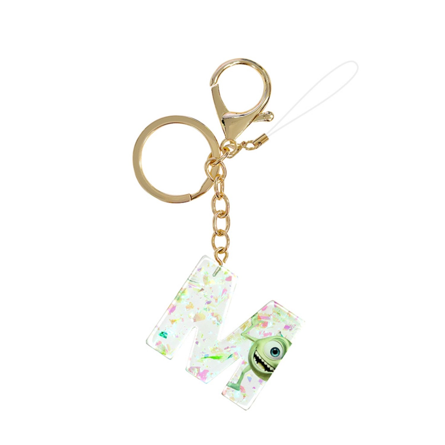 microphone alphabet charm