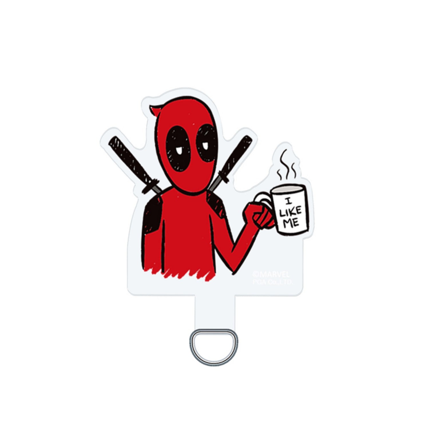 deadpool die cut strap holder