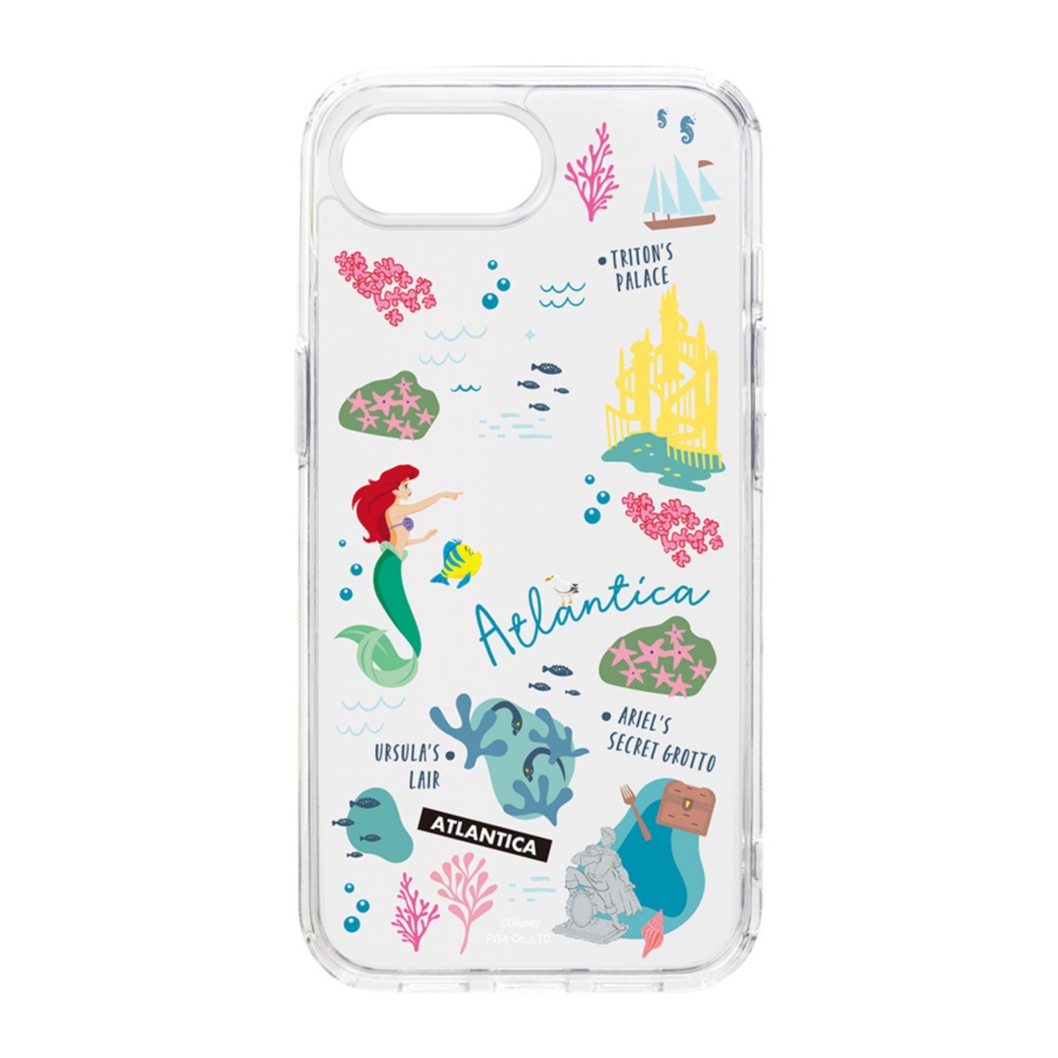 Ariel iPhone16e clear hybrid case