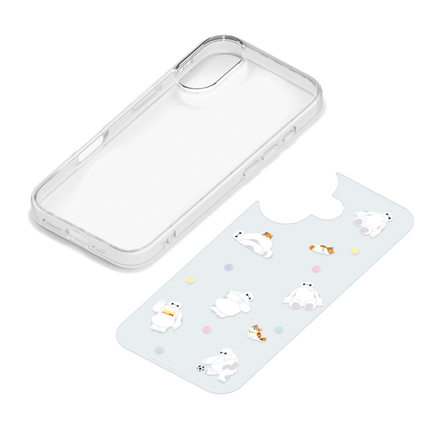 Baymax iPhone 17 glass slim case
