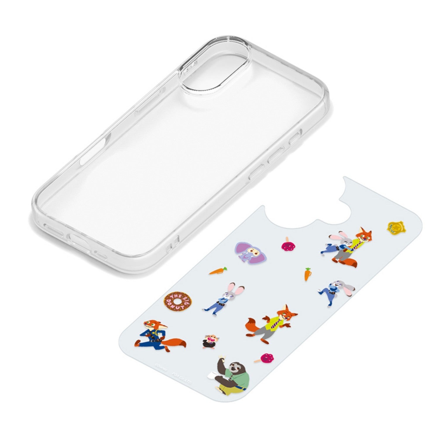 Zootopia Glass Slim Case for iPhone 17