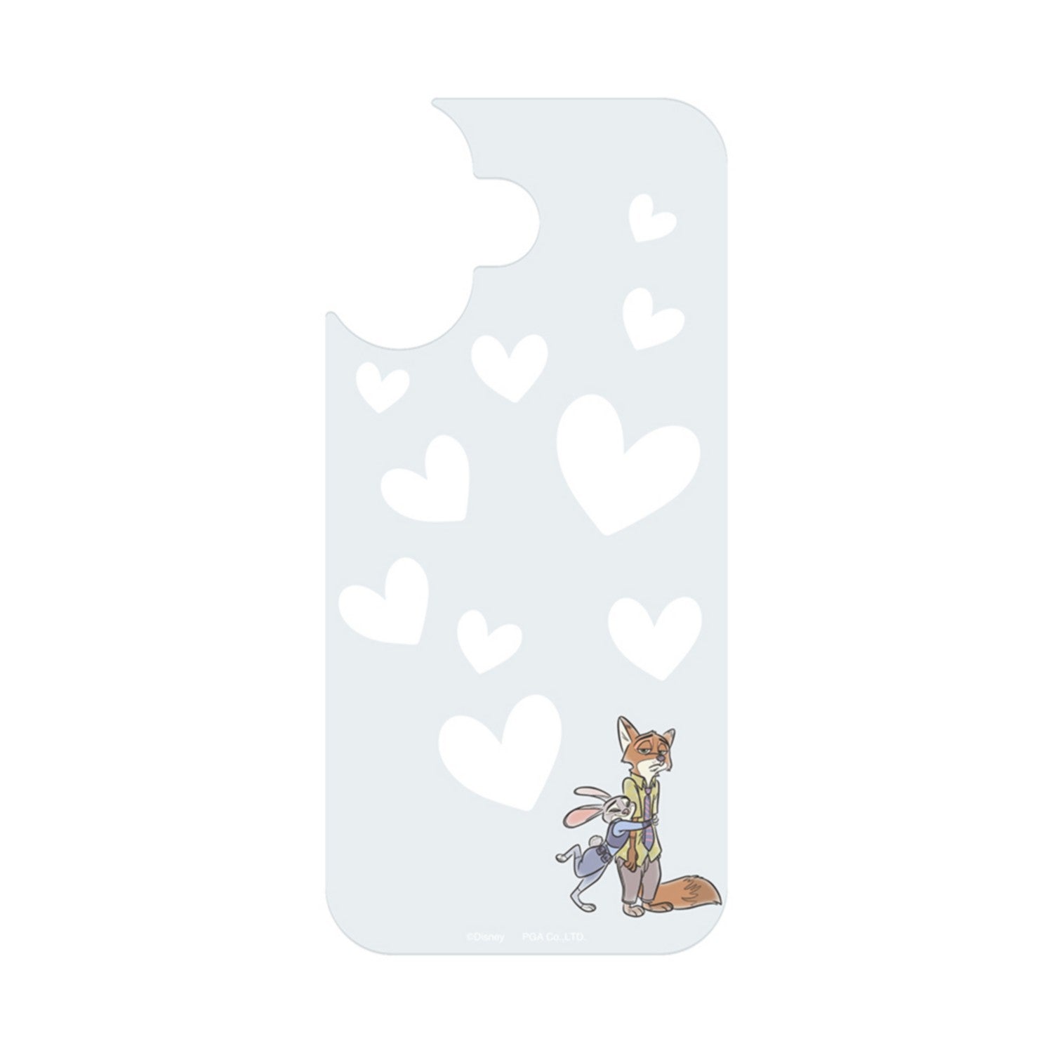 Zootopia iPhone 17 clear case dress-up sheet
