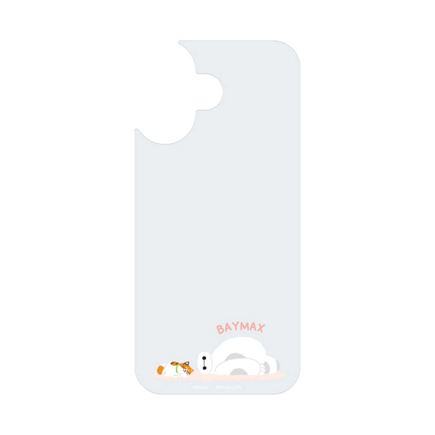 Baymax iPhone 17 clear case dress-up sheet