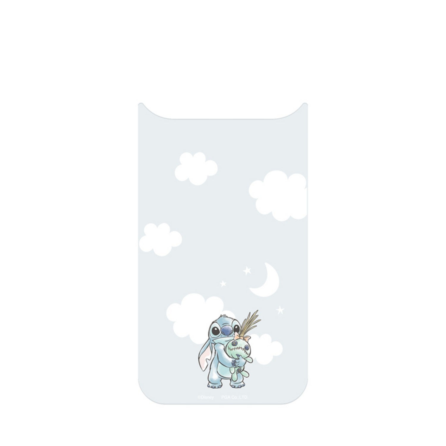 Stitch iPhone Air clear case dress-up sheet