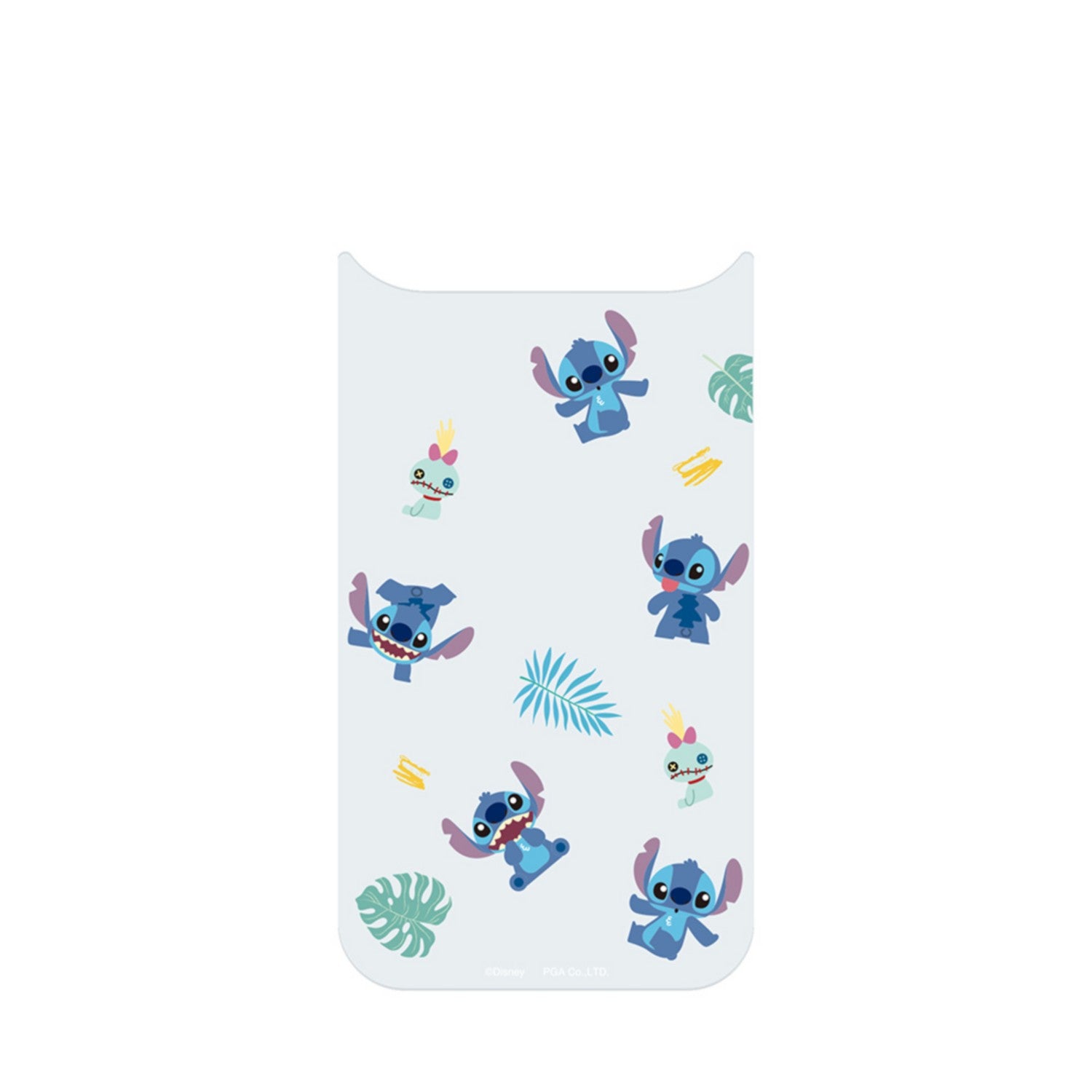 Stitch iPhone Air clear case dress-up sheet