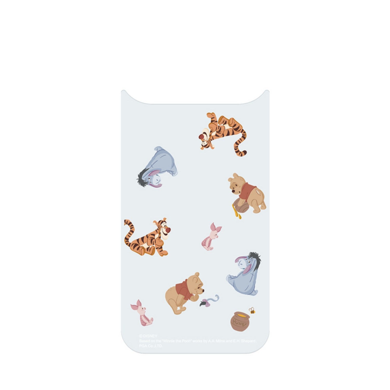 Winnie the Pooh iPhone Air dress-up sheet for clear case