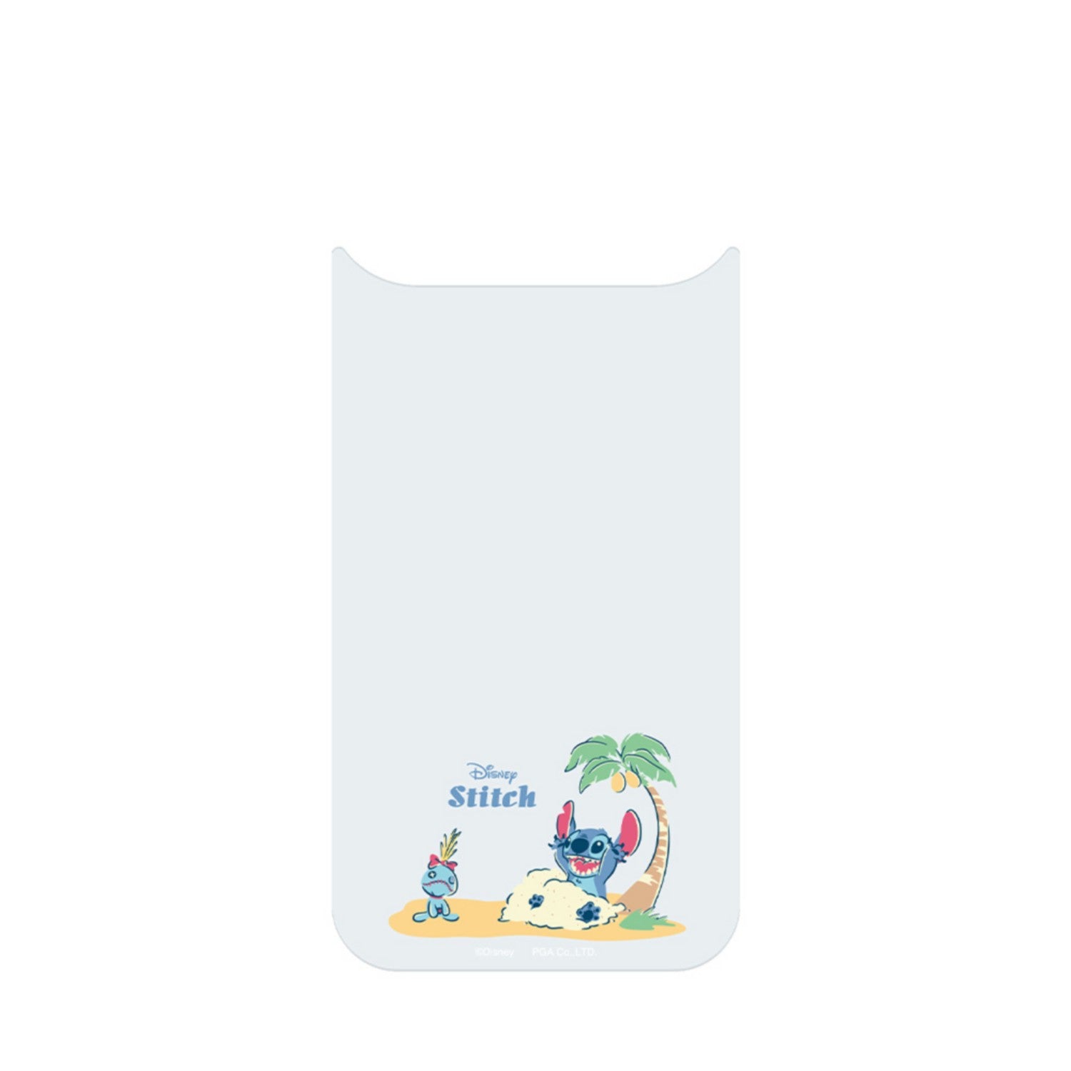 Stitch iPhone Air clear case dress-up sheet