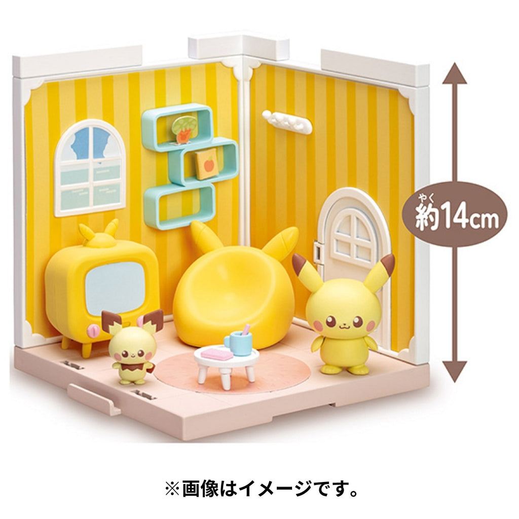 Pikachu and Pichu figurine details, authentic Japanese collectible
