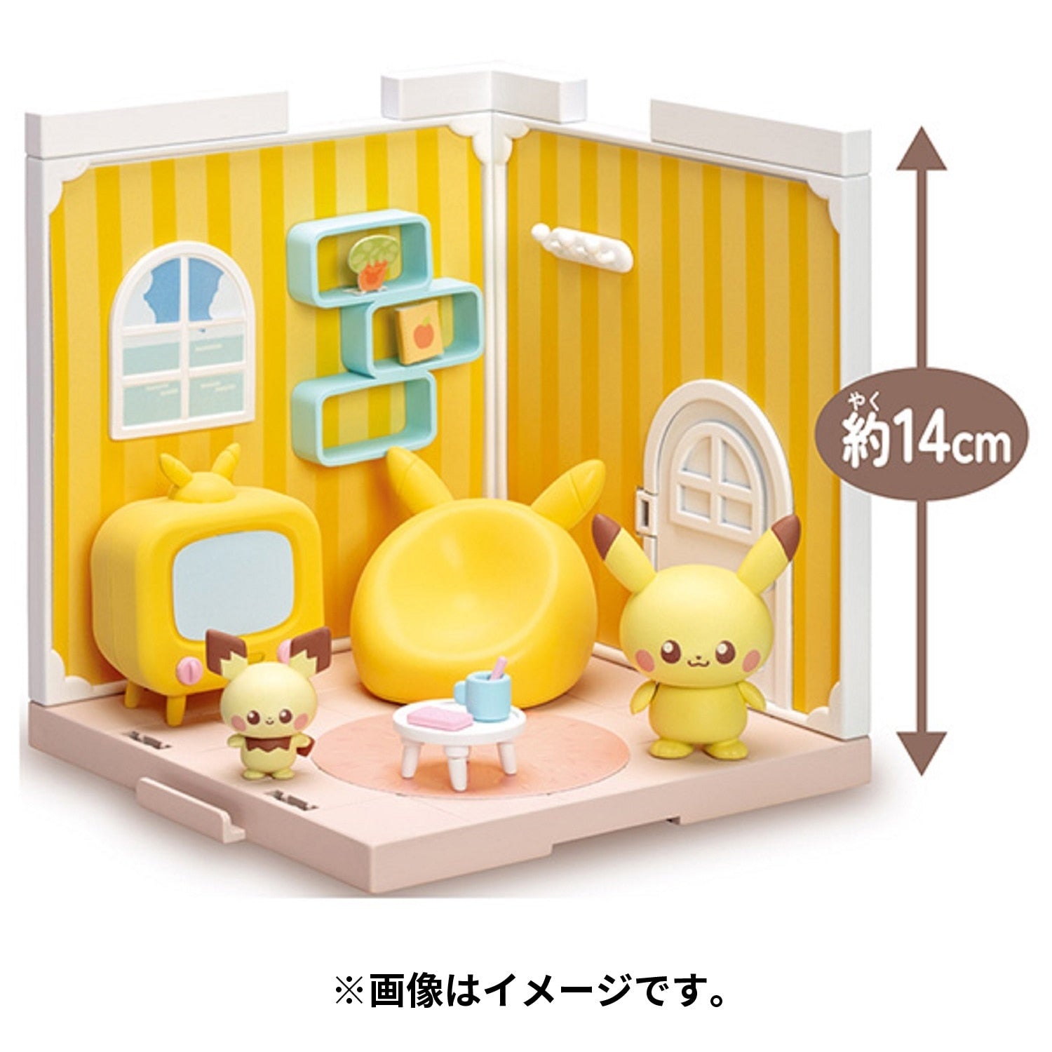 Pikachu and Pichu figurine details, authentic Japanese collectible