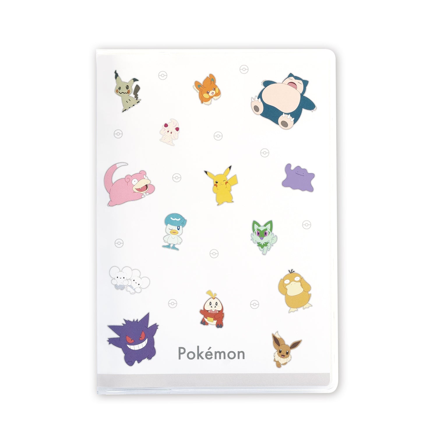 Pokémon B6 Monthly Notebook with colorful cover from Japan