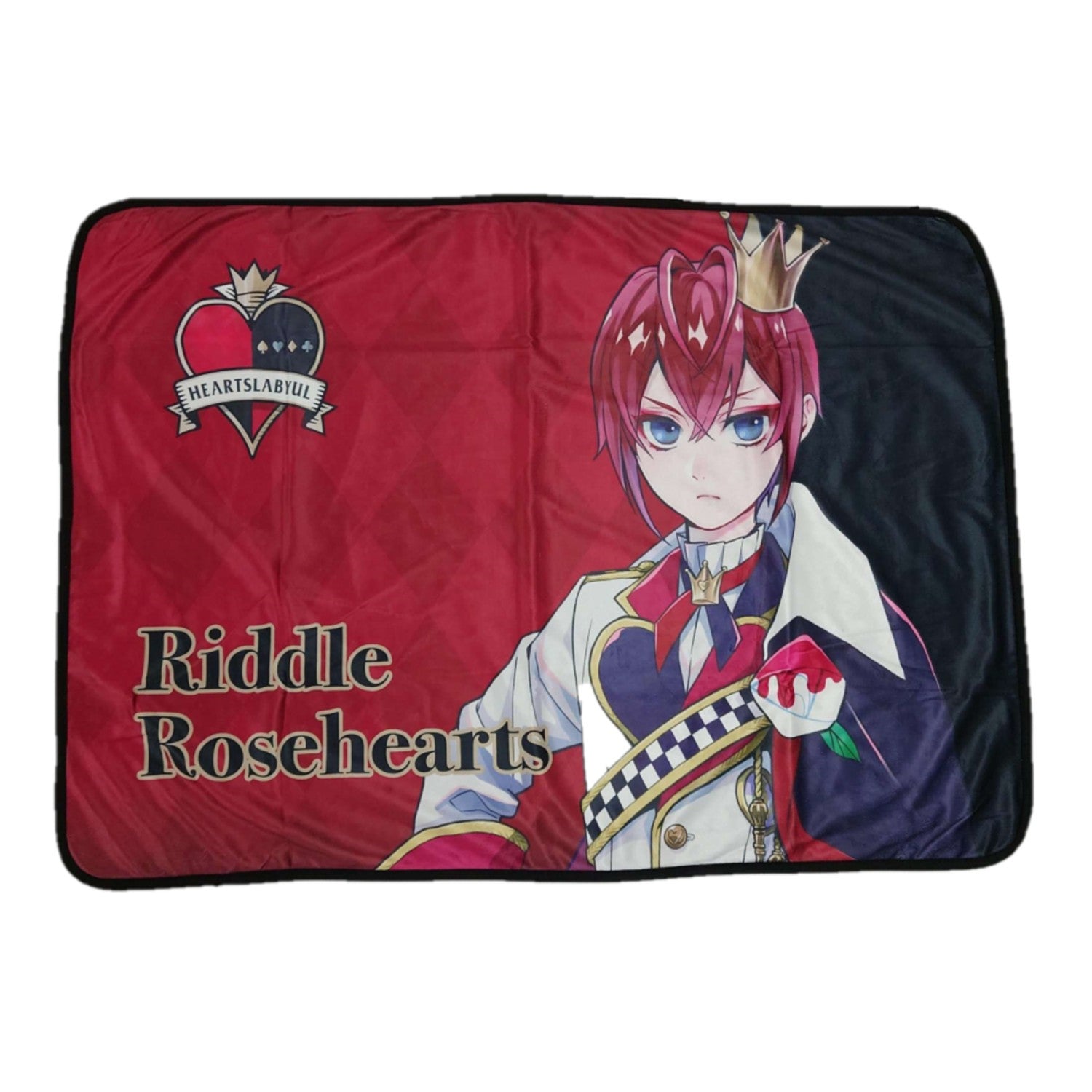 Twisted Wonderland Riddle Rose Heart Hearts Rubble Dormitory Blanket
