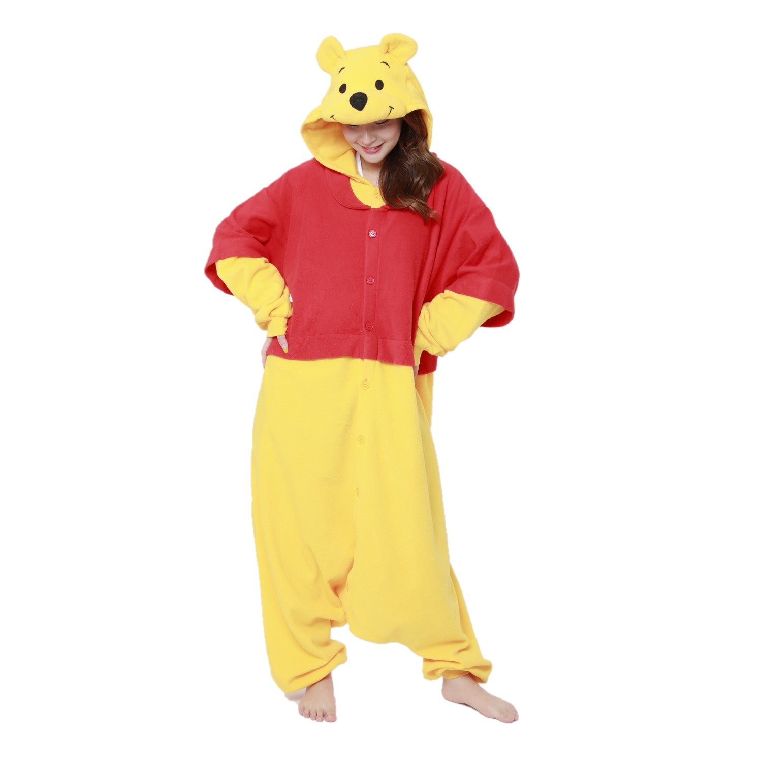 pooh fleece costume