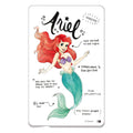 "Disney Character" / IC card sticker / "Princess Profile / Ariel"