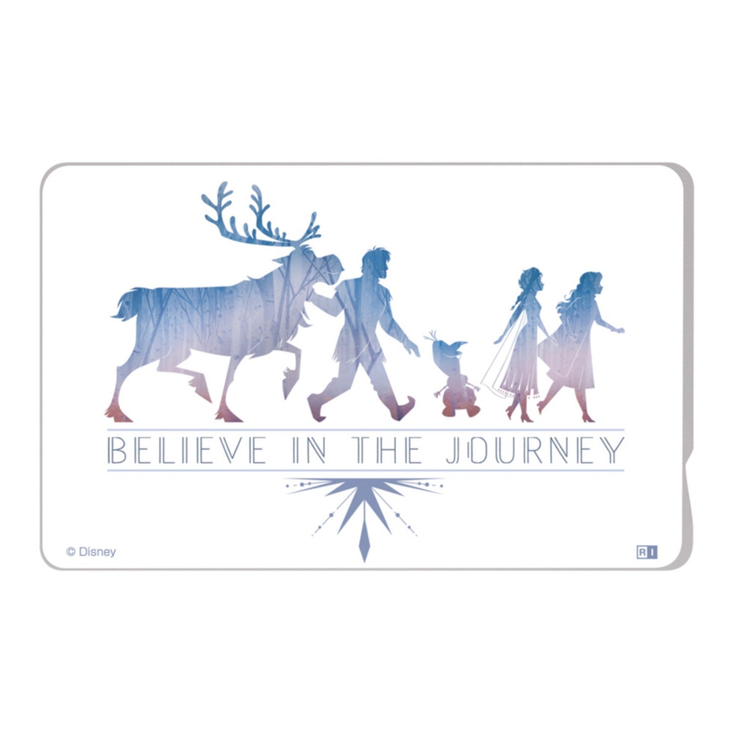 "Frozen 2"/IC card sticker/"Frozen 2/Silhouette"