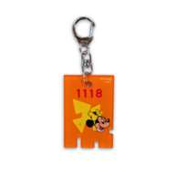 Public bath acrylic keychain Minnie