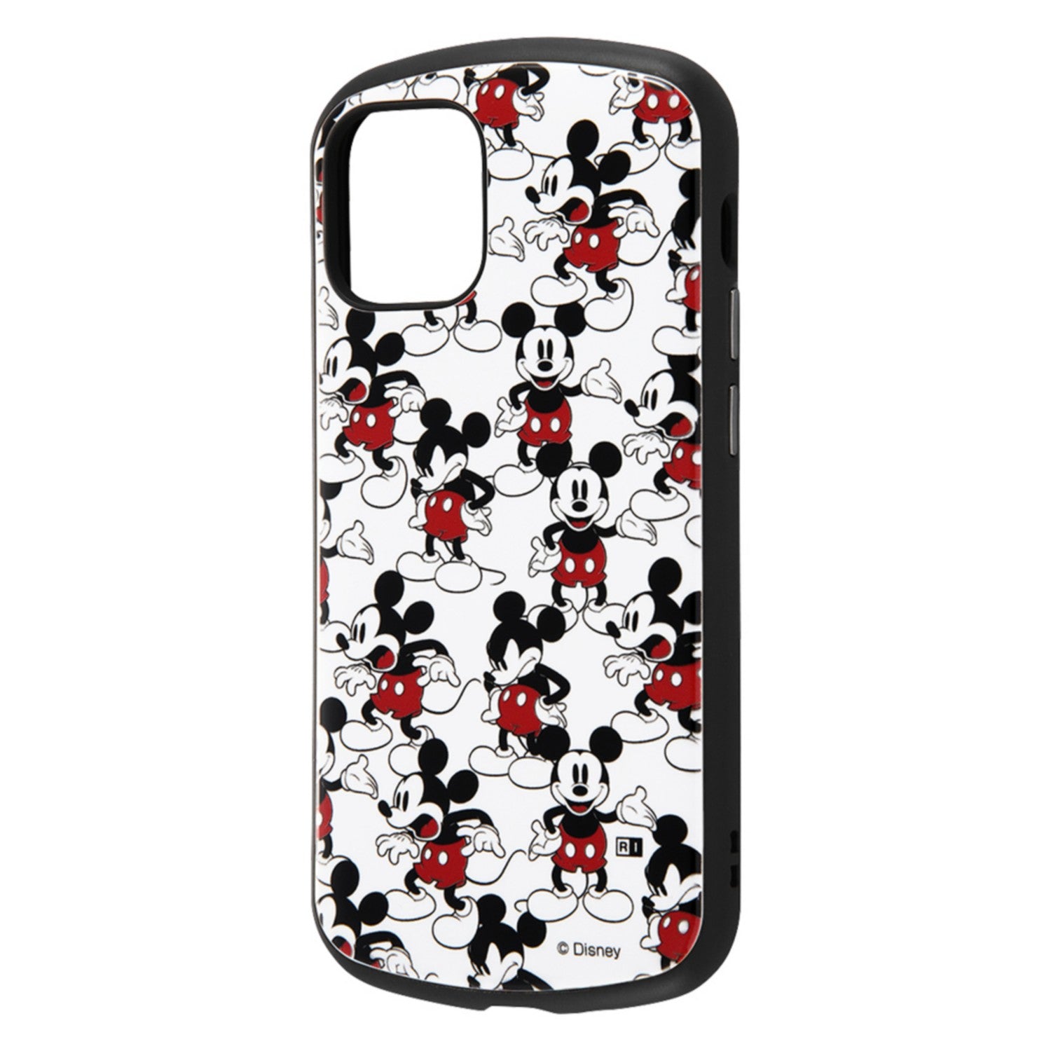 iPhone 12 mini "Disney Character"/Shockproof case MiA/"Mickey Mouse/All over pattern"