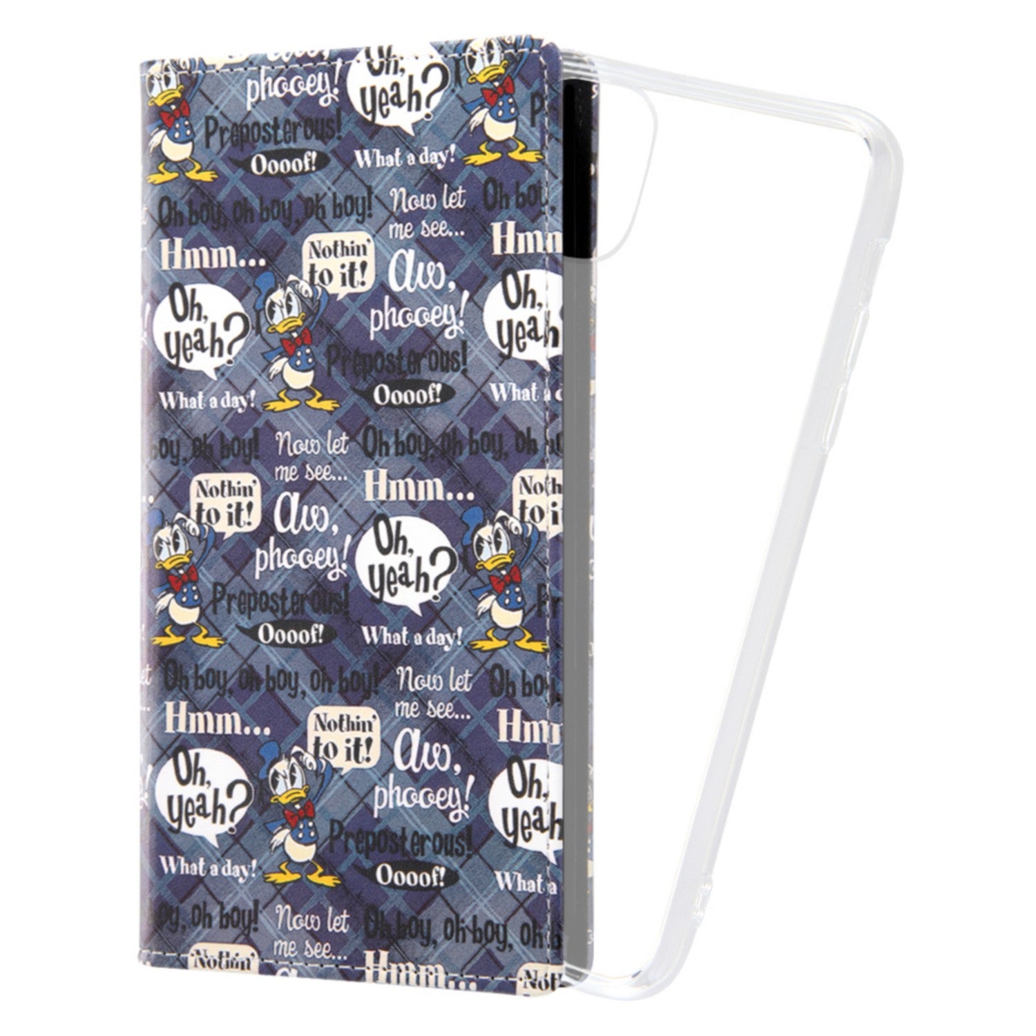 iPhone 12 Pro Max "Disney Character"/Notebook type art case FLEX CASE/"Donald...