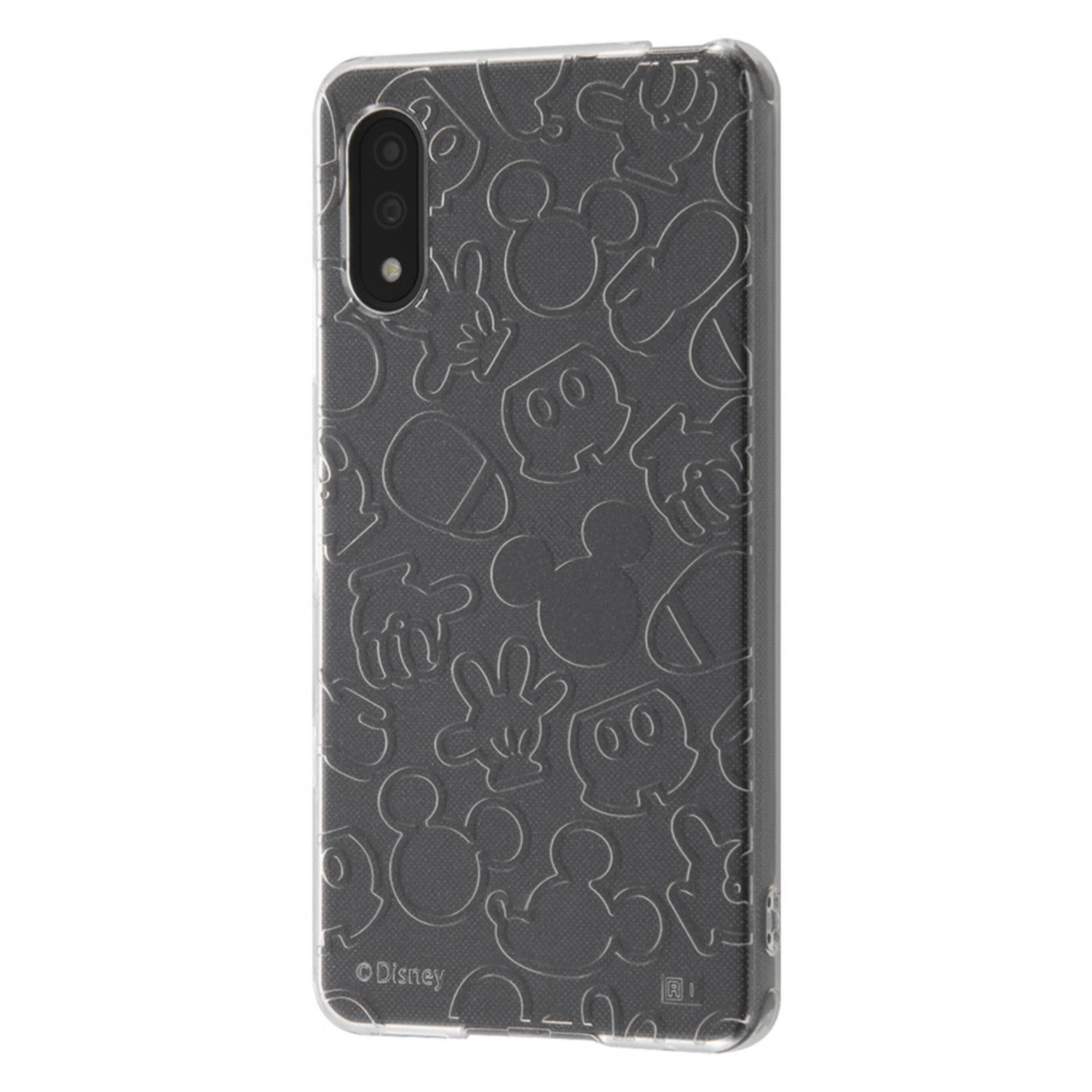 Xperia Ace II "Disney Character"/TPU Soft Case Glitter/Mickey Mouse