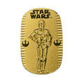 STAR WARS C3-PO Pure Gold Oval 10g figurine from Japan