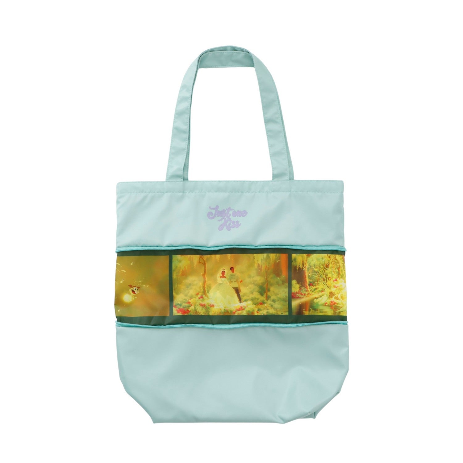 [Plus Anq] "Princess and the Magical Kiss" design stretchable tote bag