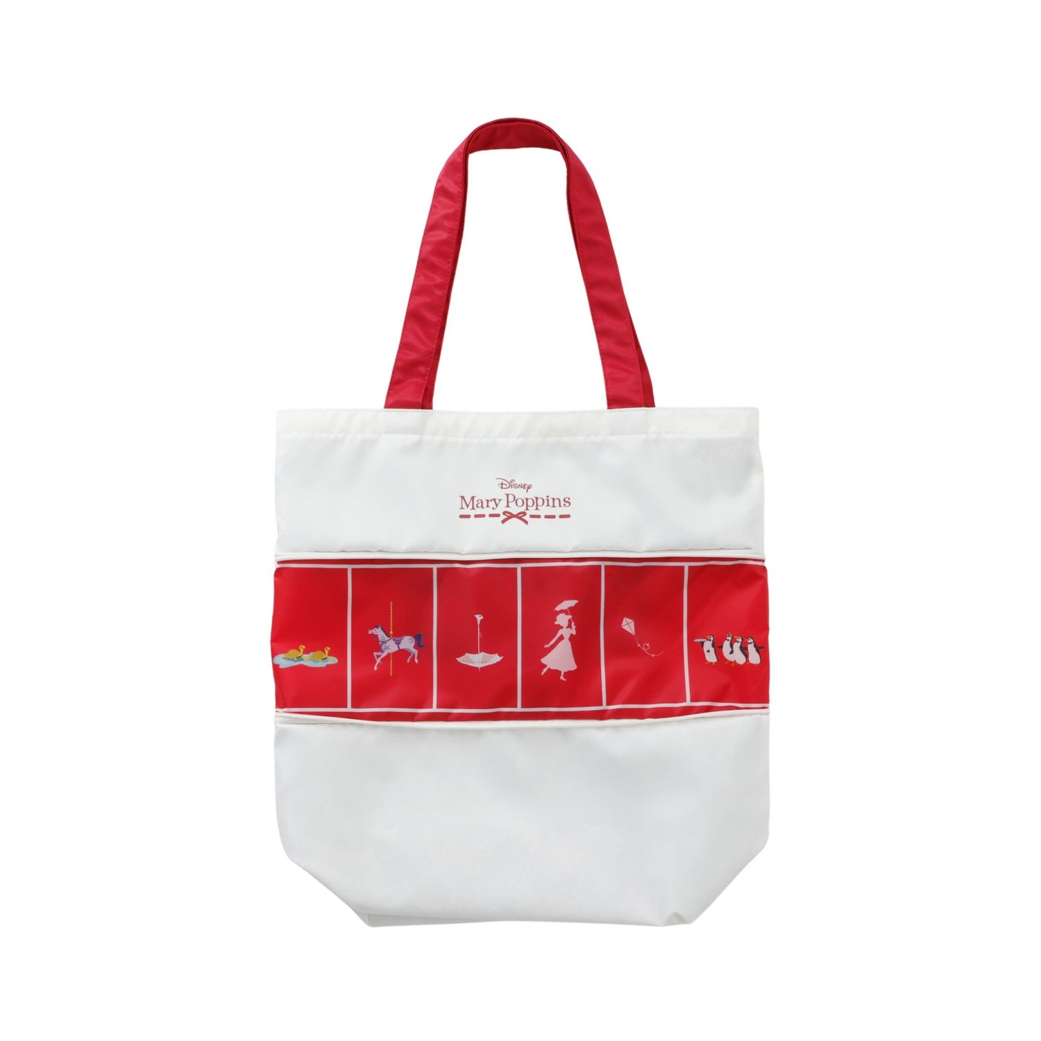 [Plus Anq] "Mary Poppins" design stretchable tote bag
