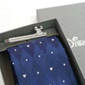 Disney/Tie & Tie Bar (Argyle dot pattern x Hyokkori/Mickey) BOX included)