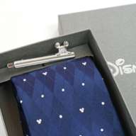 Disney/Tie & Tie Bar (Argyle dot pattern x Hyokkori/Mickey) BOX included)