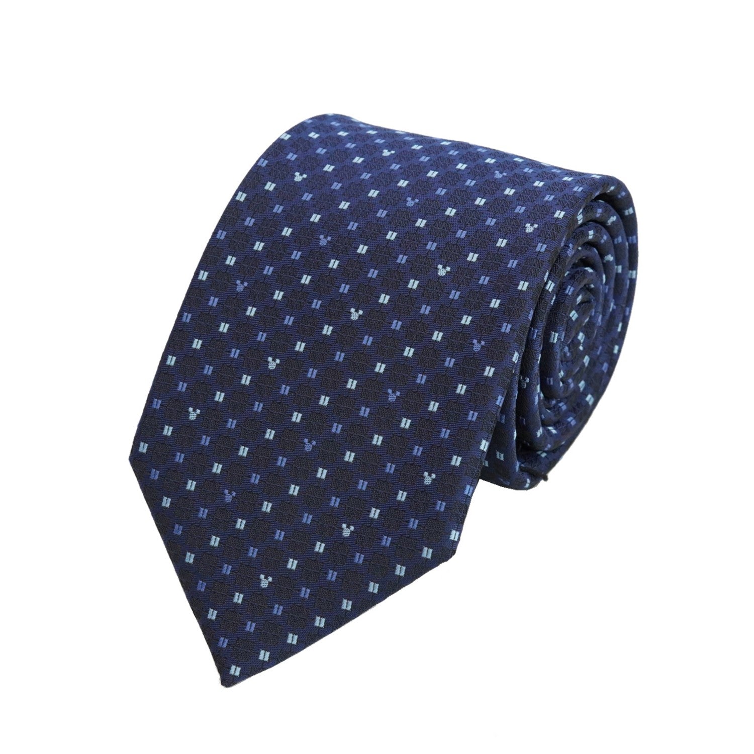 disney necktie micro pattern