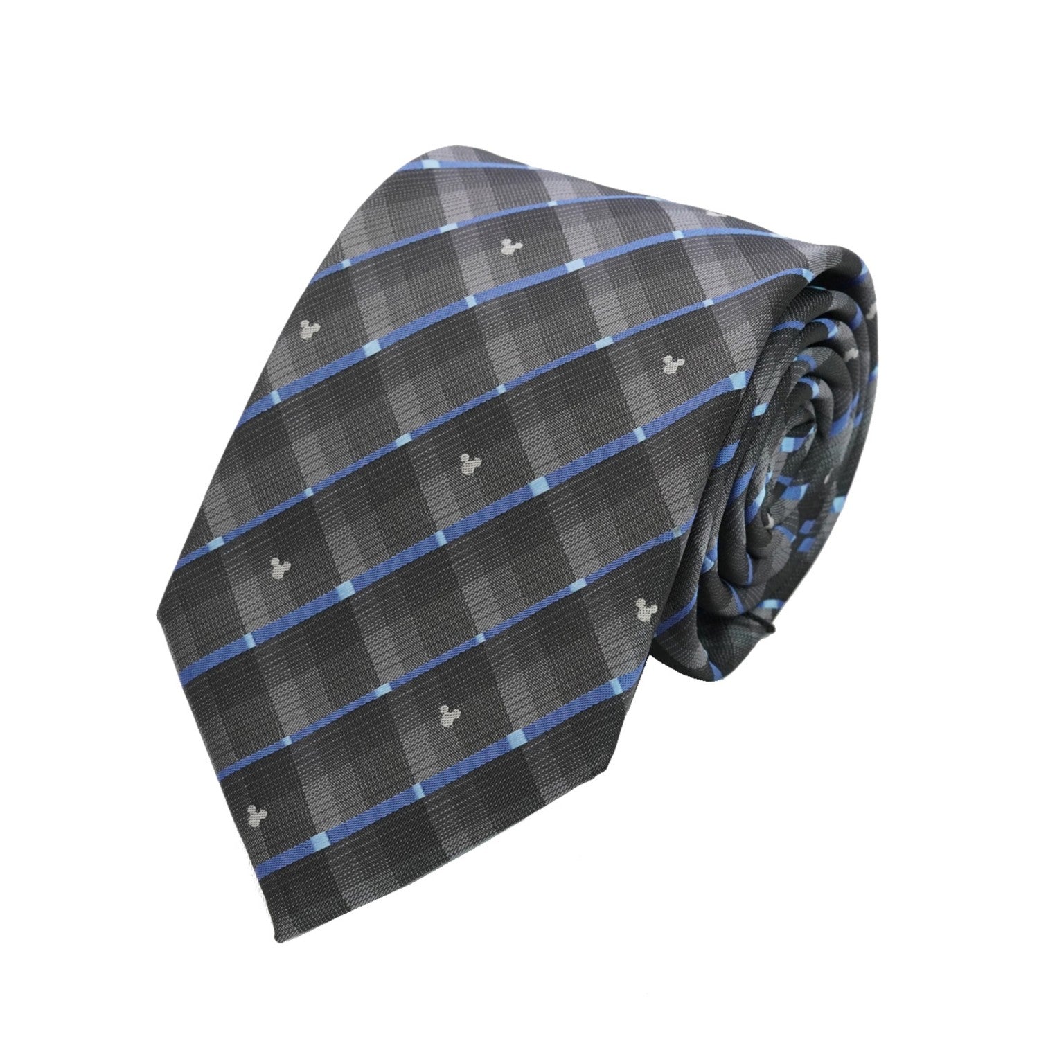 Disney tie gradation plaid pattern