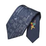 Winnie the Pooh calligraphy necktie