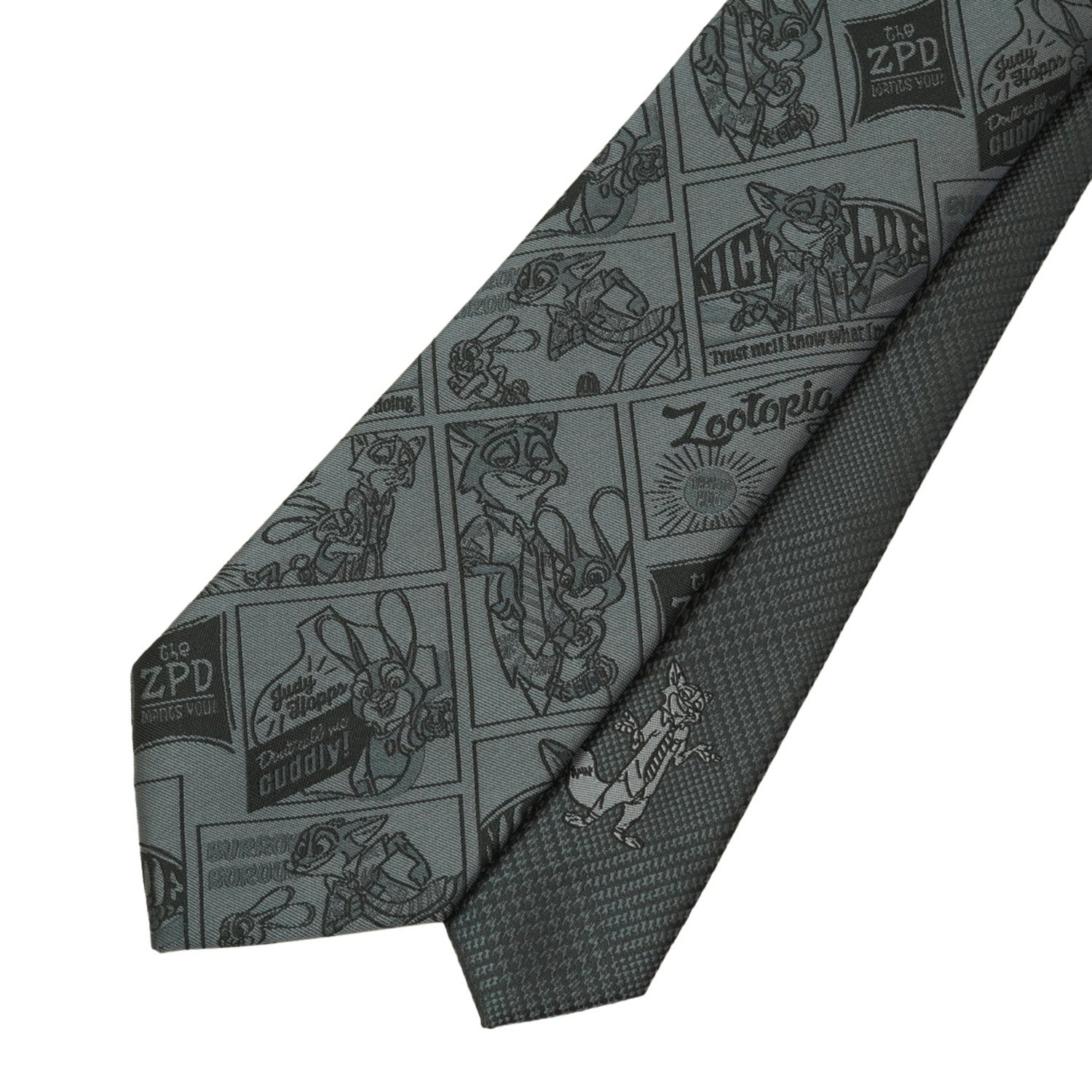 Disney/Necktie (Zootopia Judy & Nick pattern tie)