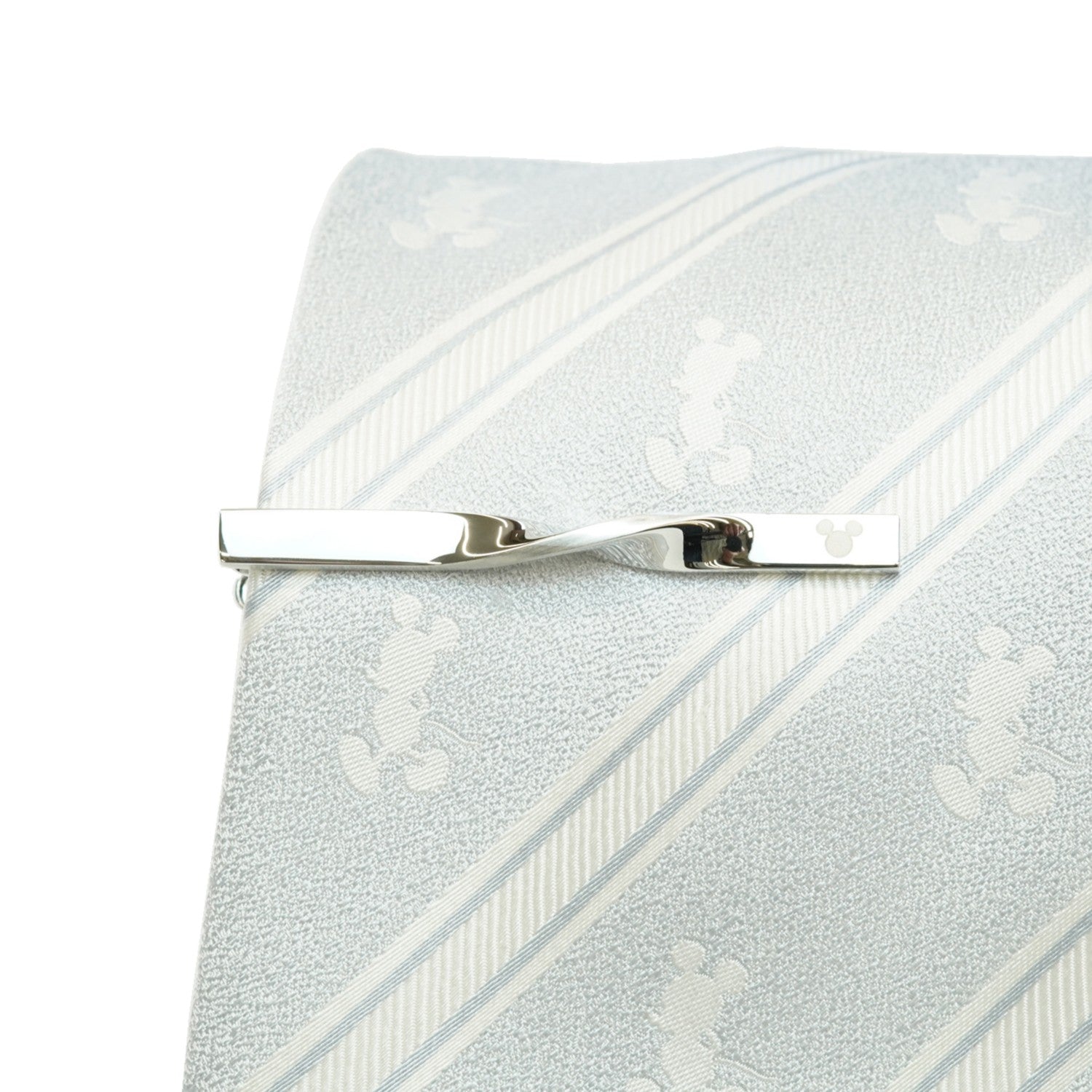 Disney/Necktie tie bar set (stripe pattern x Mitsumaru tie bar BOX included)