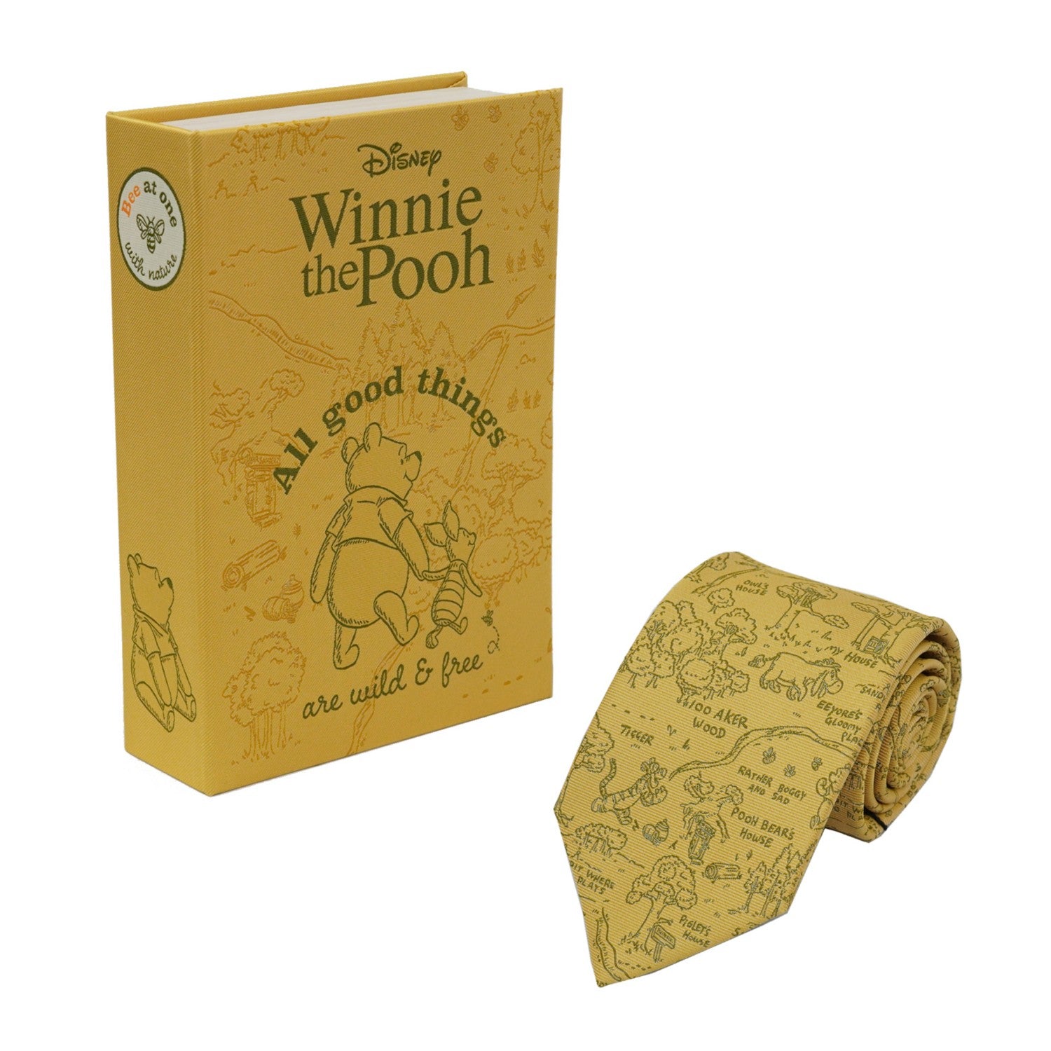 Disney/BOOK type BOX necktie (Winnie the Pooh) DSD50374