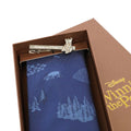 DISNEY/Tie & Tie Bar BOX Set (Winnie the Pooh One Point Pattern x Sitting Tie Bar) DNDW1431 Navy & Wa-12