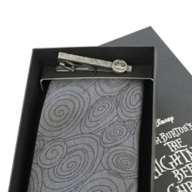 DISNEY/Tie & Tie Bar BOX Set (Nightmare Before Christmas Plain All Over Pattern) DND50028 & Wa-10