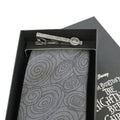 DISNEY/Tie & Tie Bar BOX Set (Nightmare Before Christmas Plain All Over Pattern) DND50028 & Wa-10