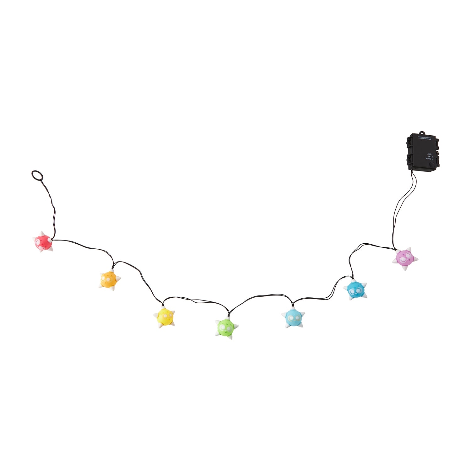 Pokemon Meteno garland light with Minior, rock and flying type, from Japan