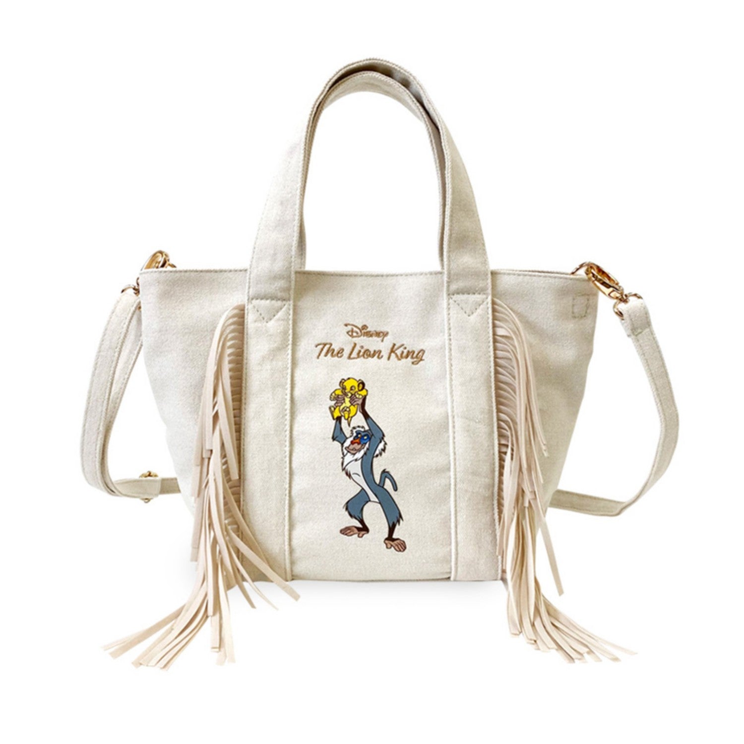 [ACCOMMODE] "The Lion King" Simba Rafiki Fringe Mini Bag (D-DI201/IV)