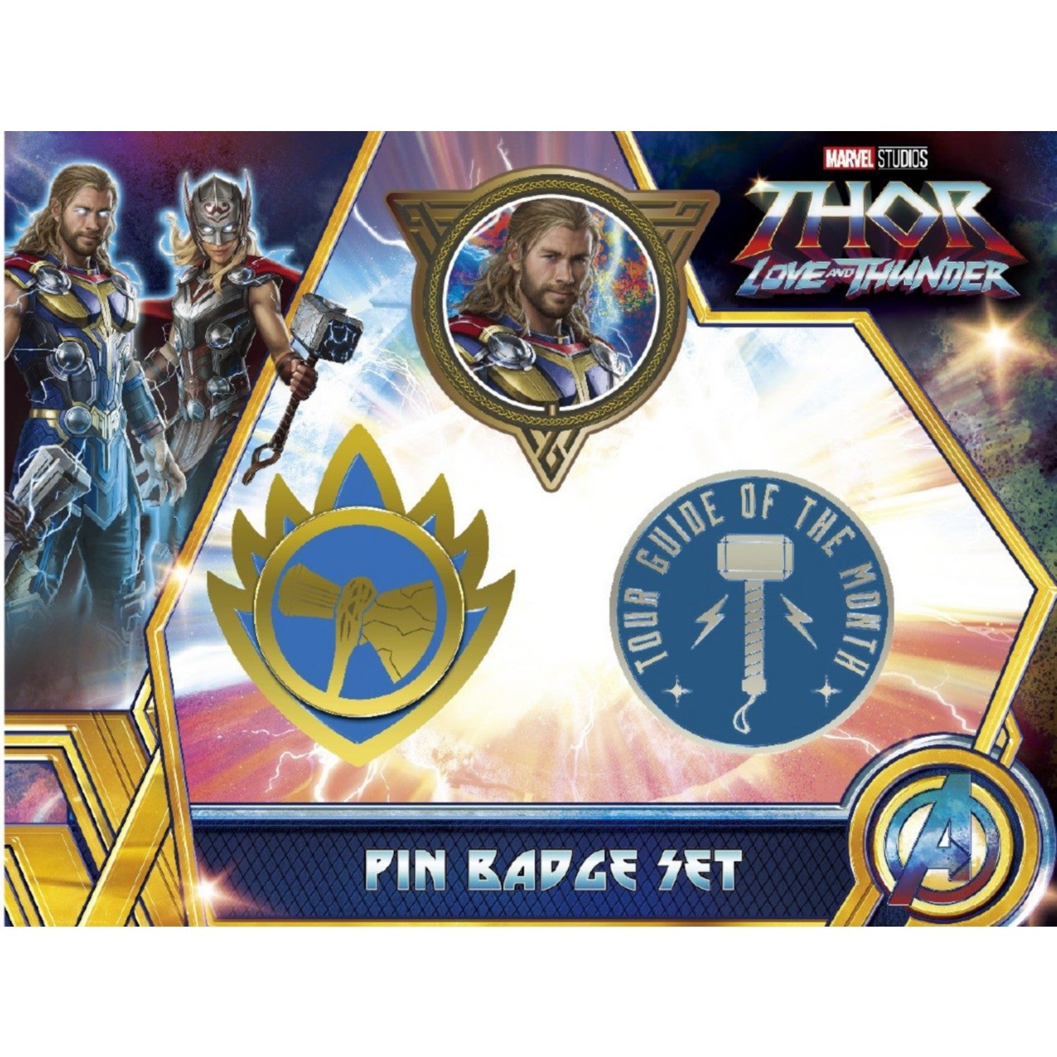 Thor: Love & Thunder Pin Badge Set