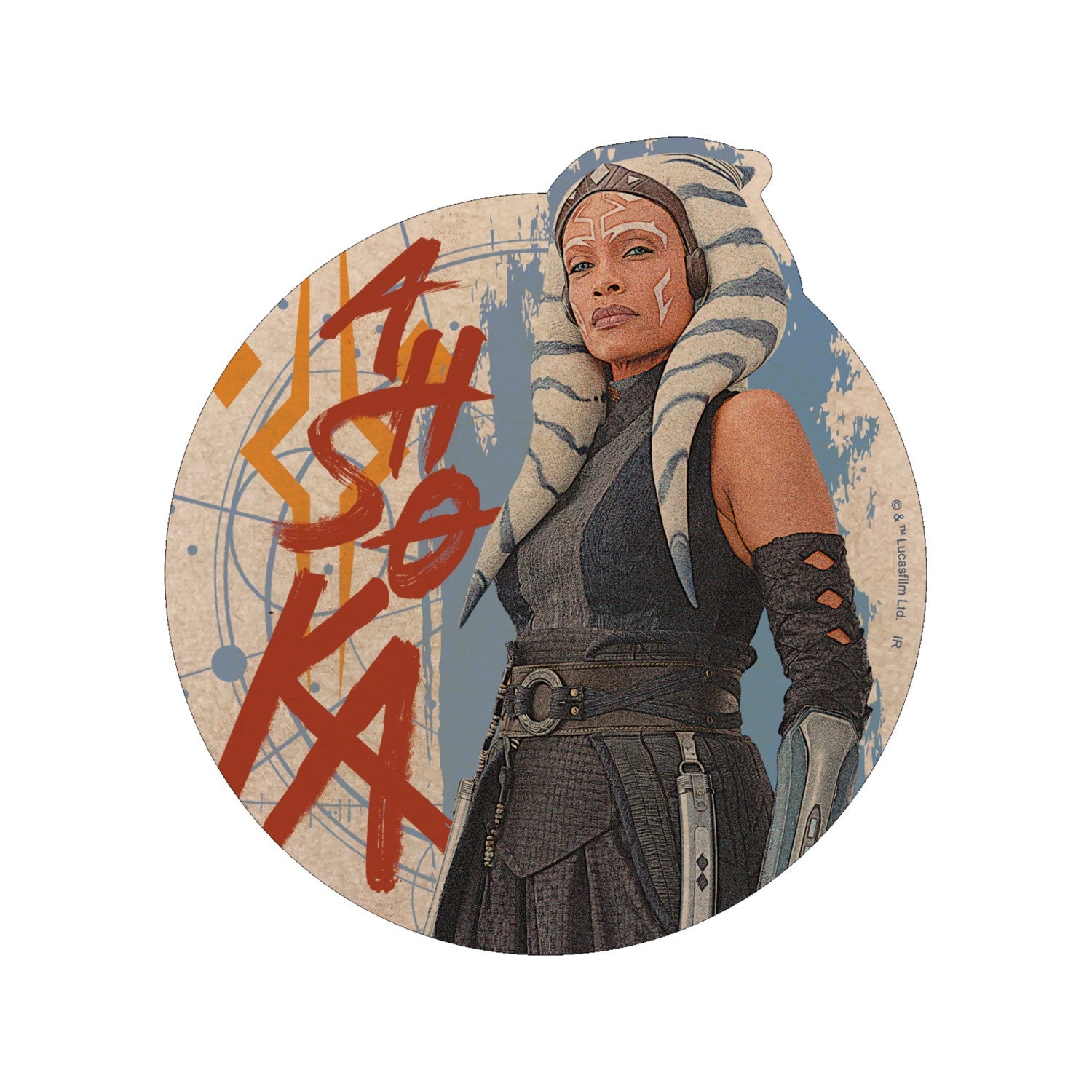 STAR WARS Ahsoka Craft Sticker A