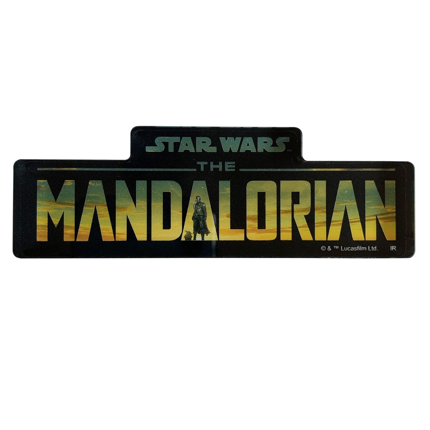 The Mandalorian logo acrylic block (season 3)
