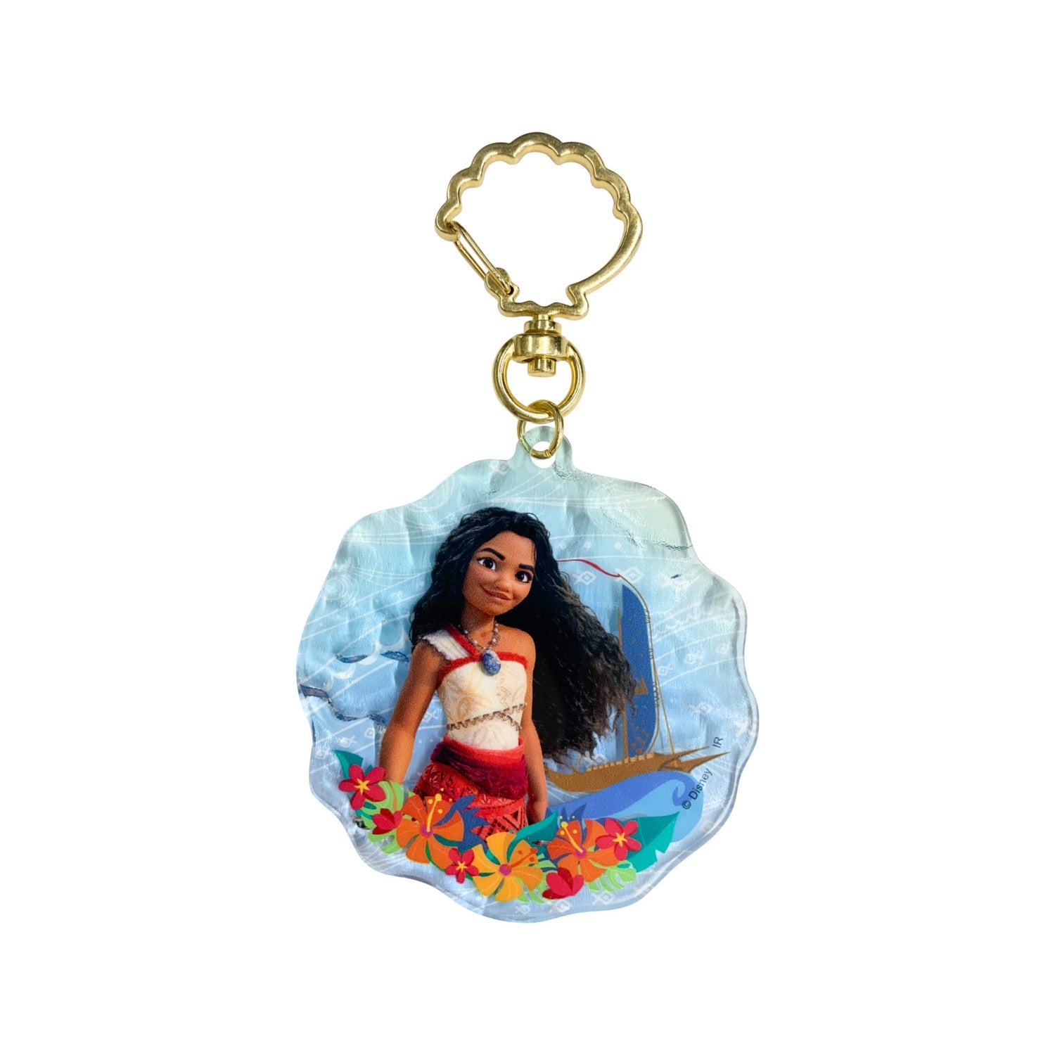 Moana and the Legend of the Sea 2 Wave-shaped acrylic key chain