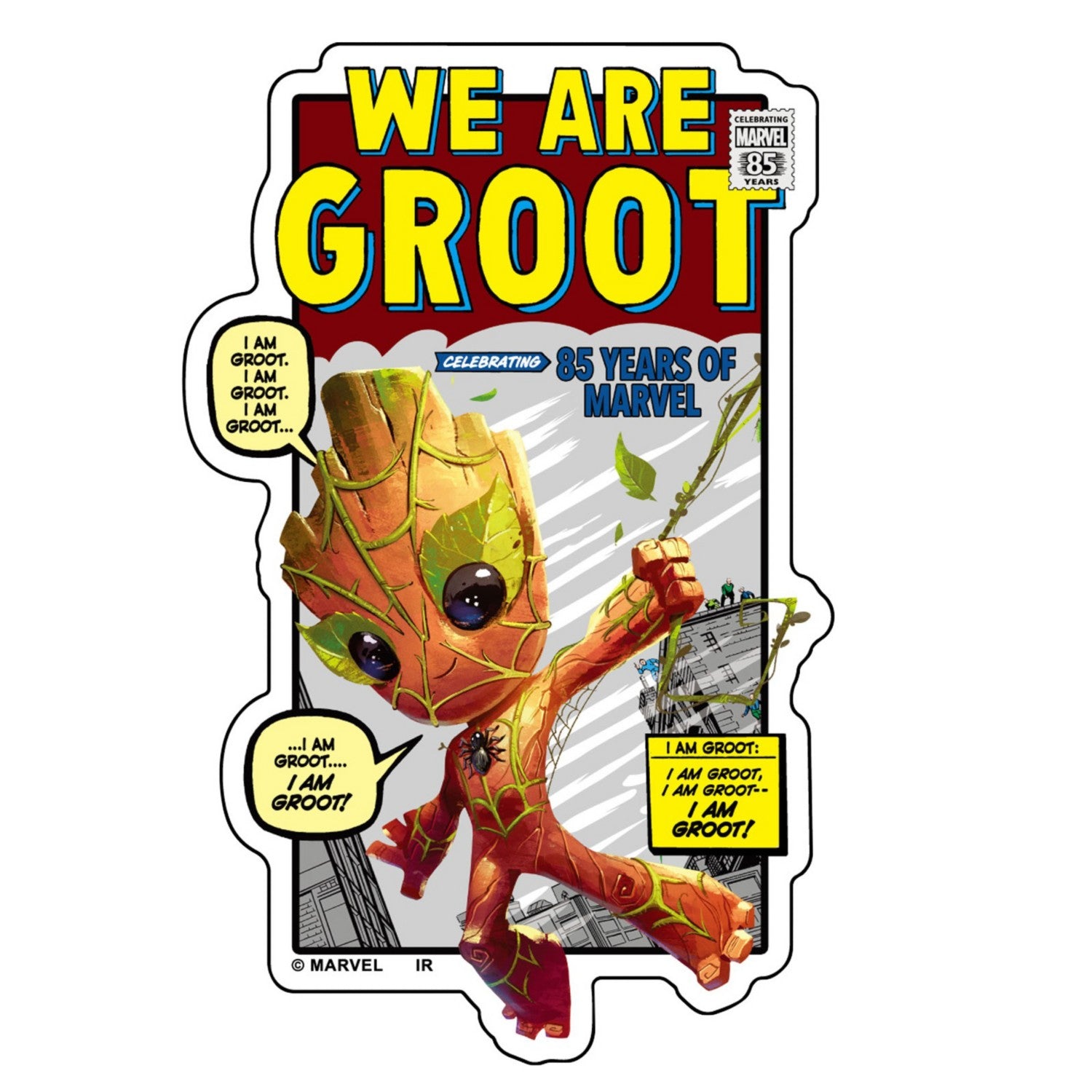 WE ARE GROOT Die-cut sticker B