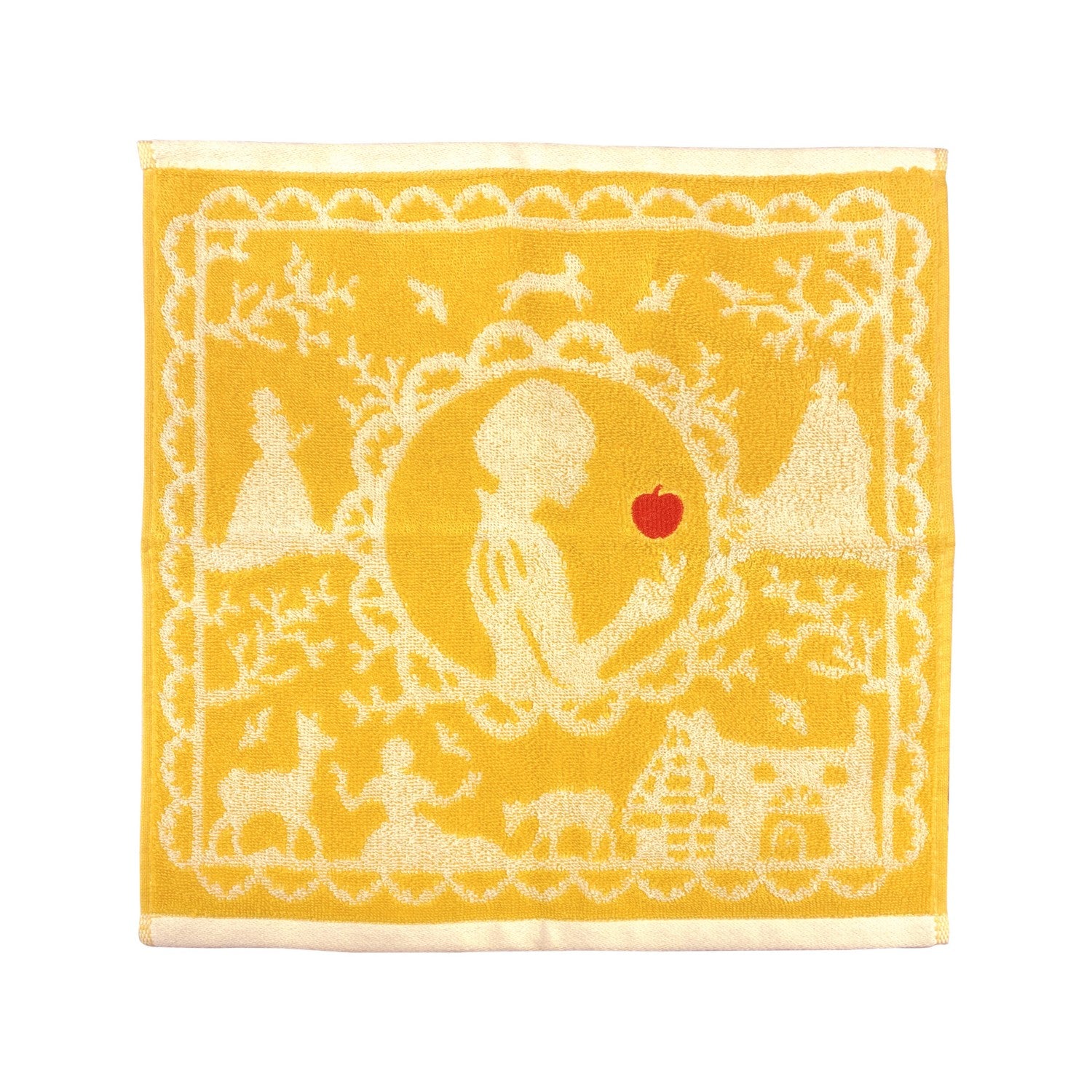 snow white hand towel