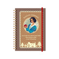Snow White Ring Notebook with Rubber Band