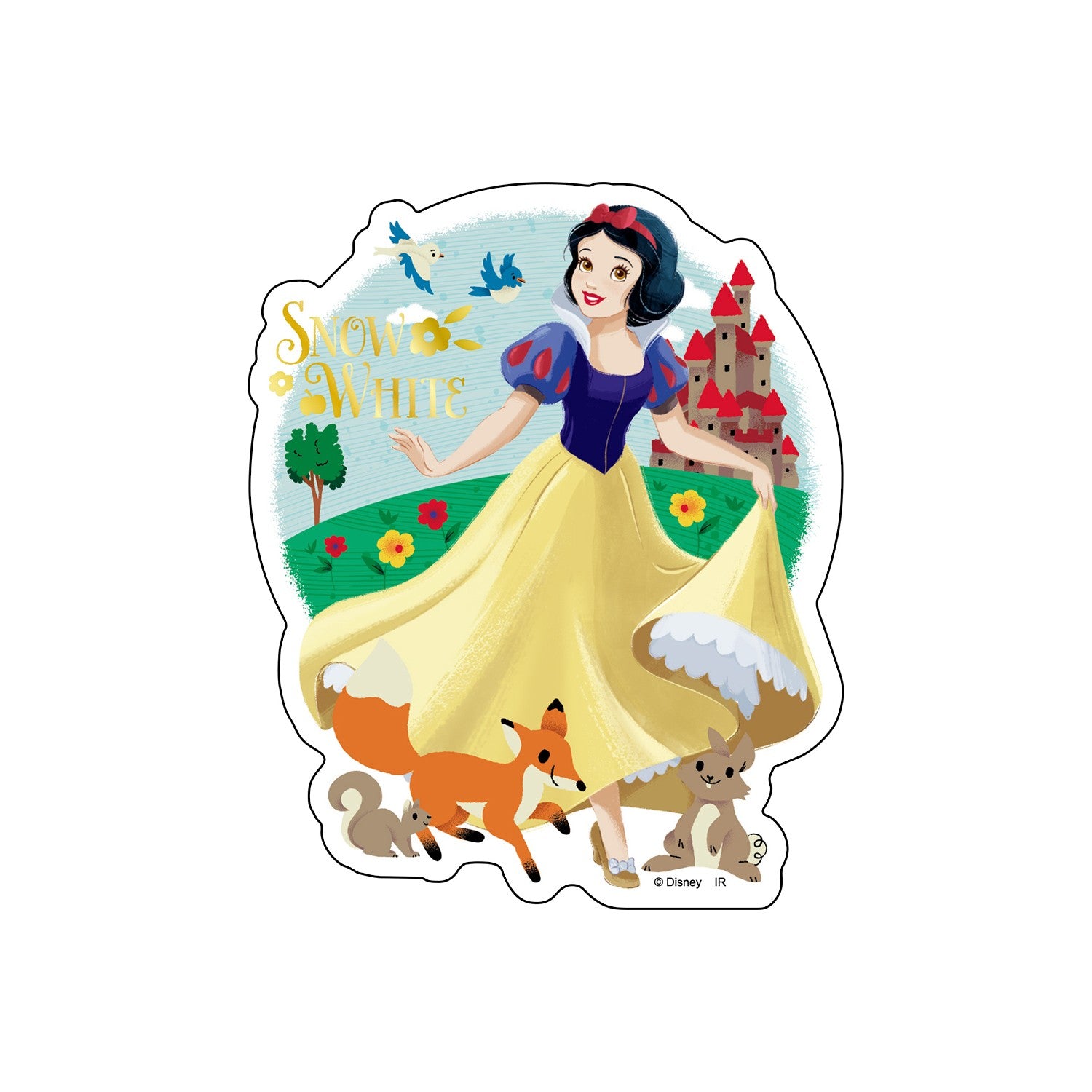 Disney Princess Foil Stamp Sticker
